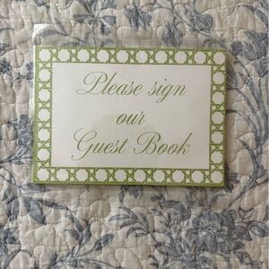 Wedding guestbook sign. 5x7